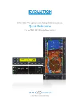 Aspen Avionics Evolution EFD1000 PFD Quick Reference preview