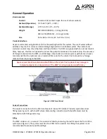 Preview for 4 page of Aspen FP00091 Installation And Operation Instructions Manual