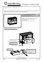 aspenhome Combo File I221-378 Assembly Instructions предпросмотр