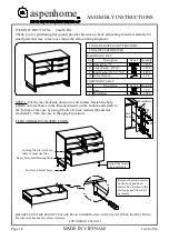 aspenhome Combo File IHP-378-FSL Assembly Instructions предпросмотр