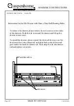 Preview for 2 page of aspenhome Combo File IHP-378-FSL Assembly Instructions