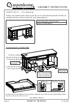 Preview for 1 page of aspenhome Credenza I224-316 Assembly Instructions