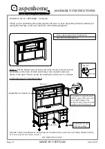 Предварительный просмотр 2 страницы aspenhome I07-316-PEP/WBR Assembly Instructions