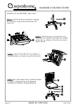 Предварительный просмотр 2 страницы aspenhome I07-366-PEP/WBR Assembly Instructions