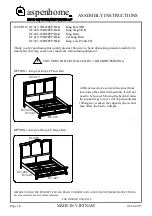 Предварительный просмотр 1 страницы aspenhome I07-415-WBR Assembly Instructions Manual