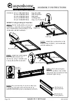 Предварительный просмотр 3 страницы aspenhome I07-415-WBR Assembly Instructions Manual