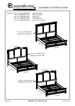 Предварительный просмотр 6 страницы aspenhome I07-415-WBR Assembly Instructions Manual