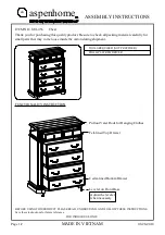 aspenhome I201-456 Assembly Instructions preview