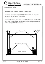 Preview for 2 page of aspenhome I206-454 Assembly Instructions