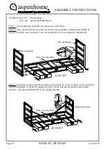 Предварительный просмотр 2 страницы aspenhome I215-307 Assembly Instructions Manual