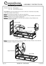 Предварительный просмотр 3 страницы aspenhome I215-307 Assembly Instructions Manual