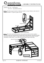 Предварительный просмотр 5 страницы aspenhome I215-307 Assembly Instructions Manual