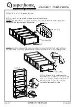 Preview for 2 page of aspenhome I215-333 Assembly Instructions