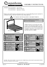 Предварительный просмотр 1 страницы aspenhome I218-402-SHL Assembly Instructions Manual