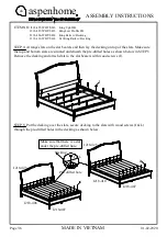 Предварительный просмотр 9 страницы aspenhome I218-402-SHL Assembly Instructions Manual