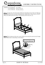 Предварительный просмотр 15 страницы aspenhome I218-402-SHL Assembly Instructions Manual