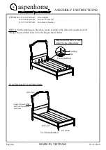 Предварительный просмотр 18 страницы aspenhome I218-402-SHL Assembly Instructions Manual