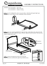 Предварительный просмотр 20 страницы aspenhome I218-402-SHL Assembly Instructions Manual