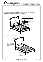 Предварительный просмотр 24 страницы aspenhome I218-402-SHL Assembly Instructions Manual