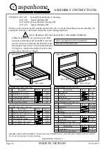 aspenhome I227-471 Assembly Instructions Manual preview