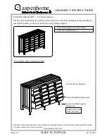 Preview for 1 page of aspenhome I240-453-RIV Assembly Instructions