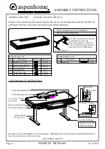 Предварительный просмотр 1 страницы aspenhome I242-360T Assembly Instructions