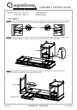 Предварительный просмотр 2 страницы aspenhome I248-307-1 Assembly Instructions Manual