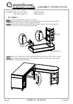 Предварительный просмотр 4 страницы aspenhome I248-307-1 Assembly Instructions Manual