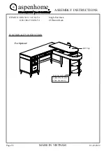 Предварительный просмотр 5 страницы aspenhome I248-307-1 Assembly Instructions Manual