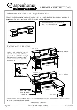 Предварительный просмотр 6 страницы aspenhome I248-307-1 Assembly Instructions Manual