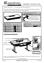 Предварительный просмотр 1 страницы aspenhome I248-360T-1 Assembly Instructions