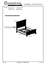 Preview for 4 page of aspenhome I249-402-TAL Assembly Instructions Manual