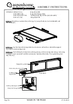 Preview for 15 page of aspenhome I249-402-TAL Assembly Instructions Manual