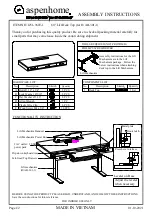 aspenhome I251-360T-1 Assembly Instructions preview