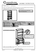 aspenhome I256-332 Assembly Instructions preview