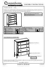 aspenhome I256-456 Assembly Instructions предпросмотр