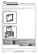 aspenhome I256-462 Assembly Instructions preview