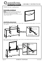 Предварительный просмотр 2 страницы aspenhome I256-462 Assembly Instructions