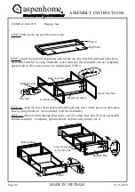 Предварительный просмотр 2 страницы aspenhome I260-9133 Assembly Instructions