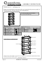 aspenhome I262-333 Assembly Instructions preview