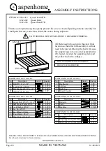 aspenhome I262-402 Assembly Instructions Manual preview