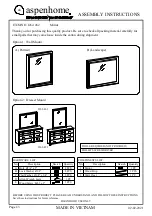 aspenhome I262-462 Assembly Instructions предпросмотр