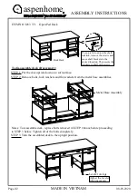 Предварительный просмотр 2 страницы aspenhome I287-371 Assembly Instructions