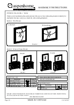 Предварительный просмотр 1 страницы aspenhome I34-462-SNA Assembly Instructions