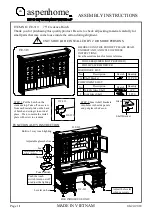 aspenhome I39-319 Assembly Instructions preview