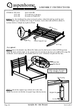 Предварительный просмотр 2 страницы aspenhome I597-400 Assembly Instructions Manual