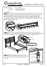 Предварительный просмотр 4 страницы aspenhome I597-400 Assembly Instructions Manual