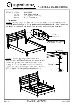 Предварительный просмотр 10 страницы aspenhome I597-400 Assembly Instructions Manual