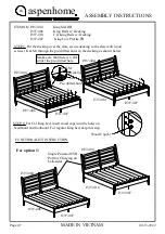 Предварительный просмотр 11 страницы aspenhome I597-400 Assembly Instructions Manual