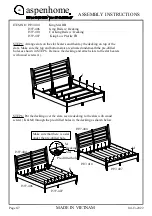 Предварительный просмотр 13 страницы aspenhome I597-400 Assembly Instructions Manual